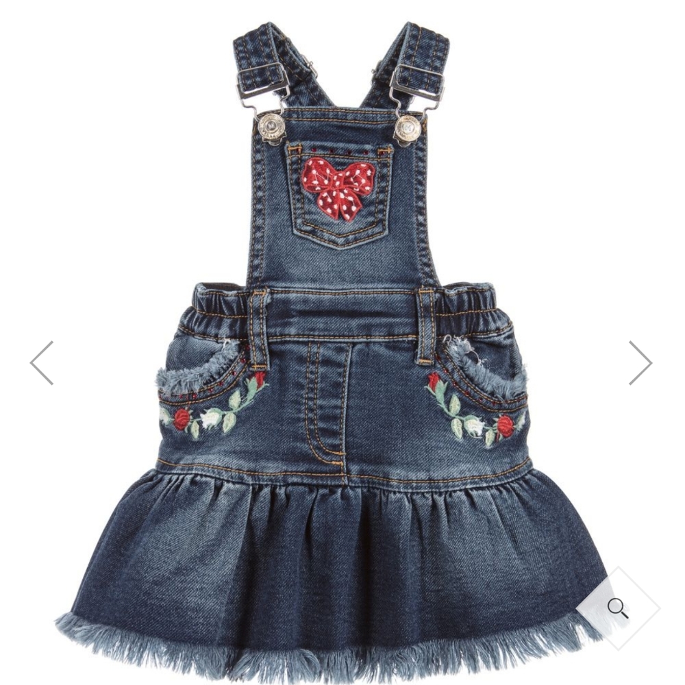 Pinafore dress by Monnalisa